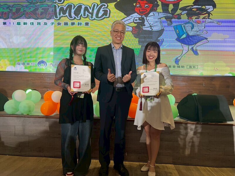 國立聯合大學新二代學生李昀軒、王怡真獲選移民署第11屆築夢計畫圖片